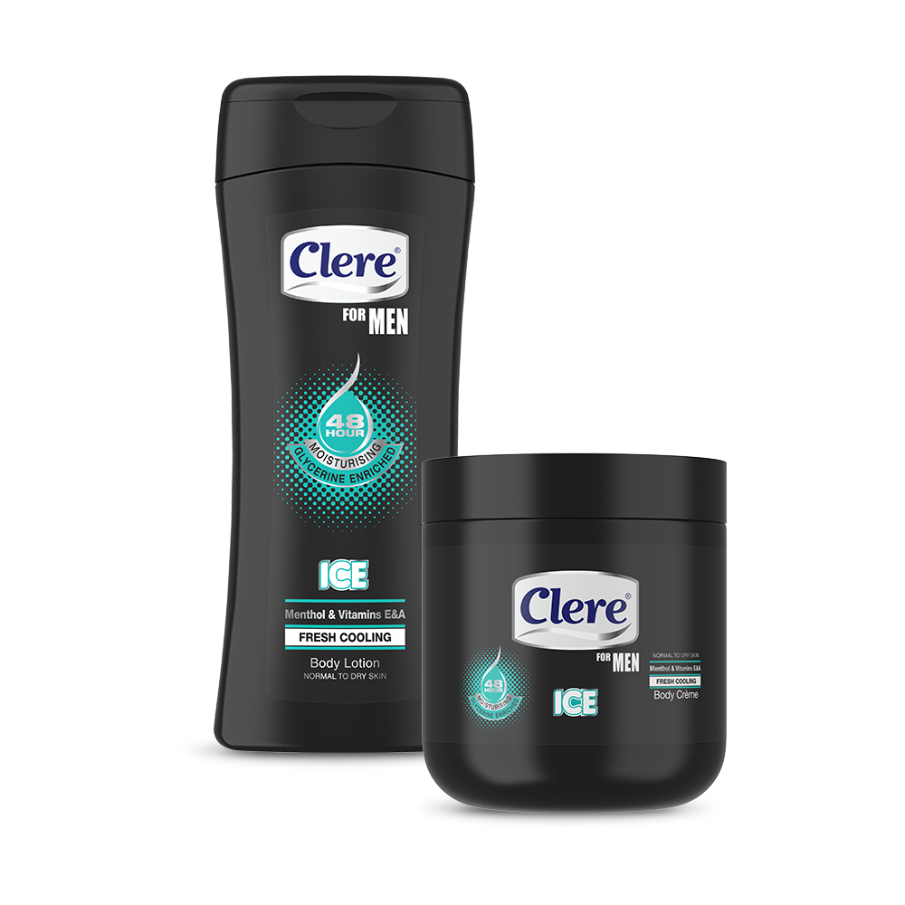 Clere For Men body lotions and crèmes