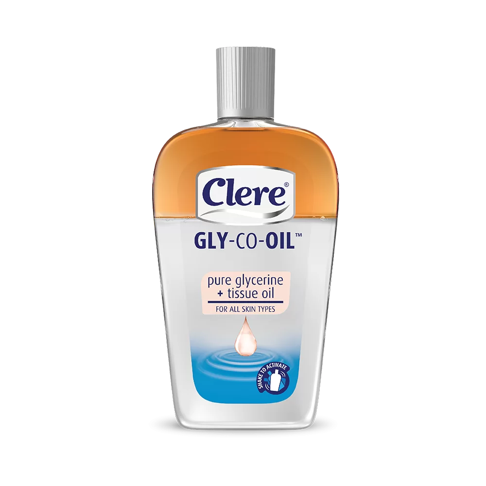 Clere Gly-Co-Oil - Uniquely-formulated, super-nourishing personal care that takes care of stretch marks